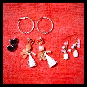 Earrings 4 pair